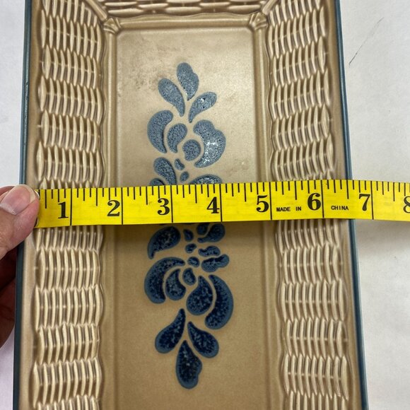 Vintage Pfaltzgraff Folk Art Bread Basket Tray - Picture 11 of 12